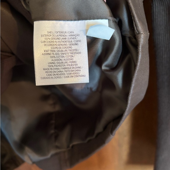 Brown Leather Jacket- Elie Tahari- medium/large - Picture 2 of 6